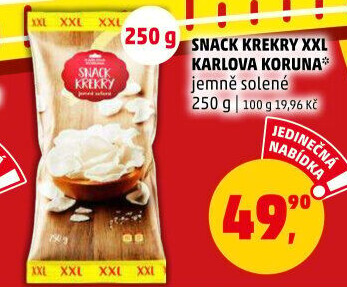 Snack Krekry Karlova Koruna