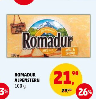 Sýr Romadur Alpenstern