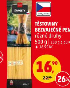 Těstoviny bezvaječné Penny