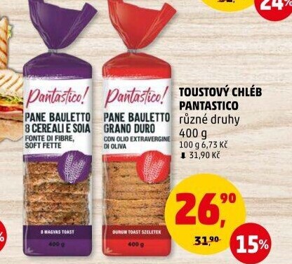 Toustový chléb Pantastico!