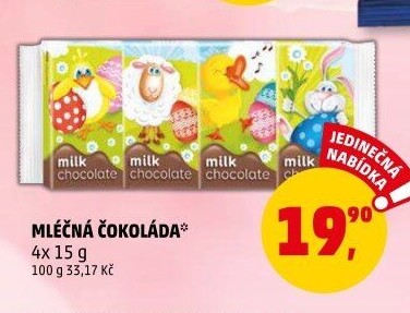 Velikonoční čokoládky
