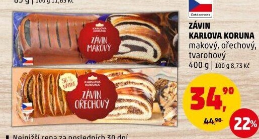 Závin Karlova Koruna