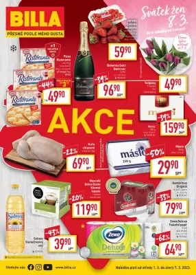 akční leták BILLA 1.3.2023-7.3.2023