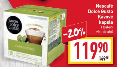 Kapsle Dolce Gusto Nescafé