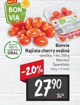 Rajčata cherry Billa Bonvia