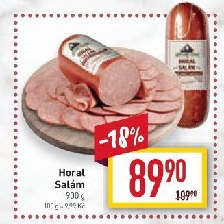 Salám Horal Kostelecké uzeniny