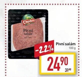 Salám pivní Beskydské uzeniny Chodura