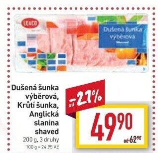 Šunka dušená výběrová LE&amp