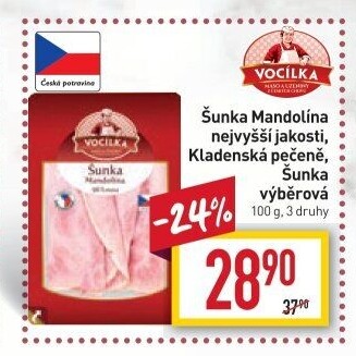Šunka nejvyšší jakosti Mandolína Vocílka