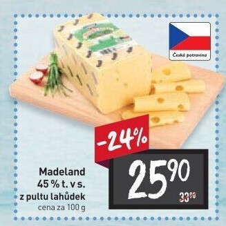 Sýr Madeland 45% Madeta