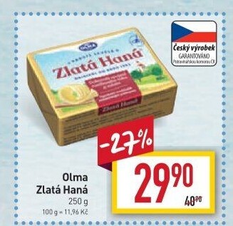 Tuk Zlatá Haná Olma