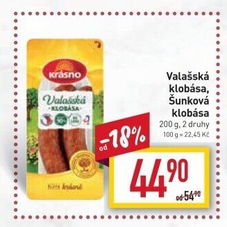 Valašská klobása Krásno