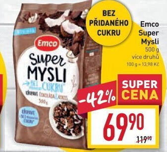 Müsli Super Mysli Emco