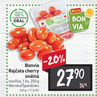 Rajčata cherry Billa Bonvia