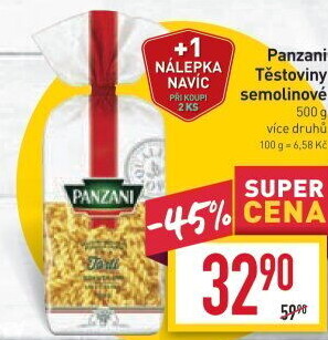 Těstoviny Panzani