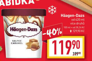 Zmrzlina v kelímku Häagen-Dazs