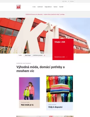 akční leták Kik textil 1.3.2023-7.3.2023