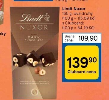 Bonboniéra Nuxor Lindt
