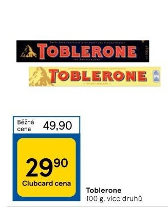 Čokoláda Toblerone
