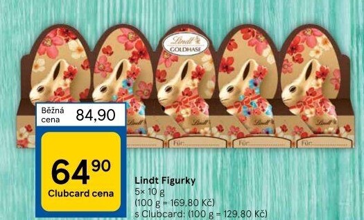 Čokoládové figurky Lindt