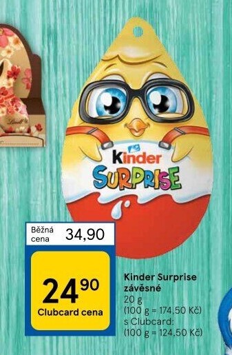 Čokoládové vajíčko s překvapením Kinder Surprise