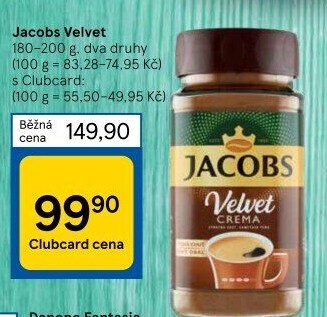 Instantní káva Jacobs Velvet