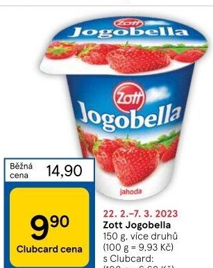Jogurt Jogobella Zott