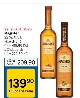 Likér Magister Stock
