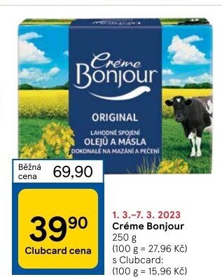 Margarín Créme Bonjour Rama