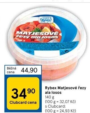 Matjesy řezy Rybex