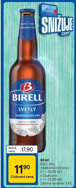 Nealkoholické pivo Birell