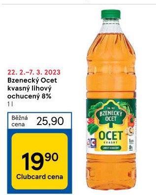 Ocet kvasný lihový Bzenecký