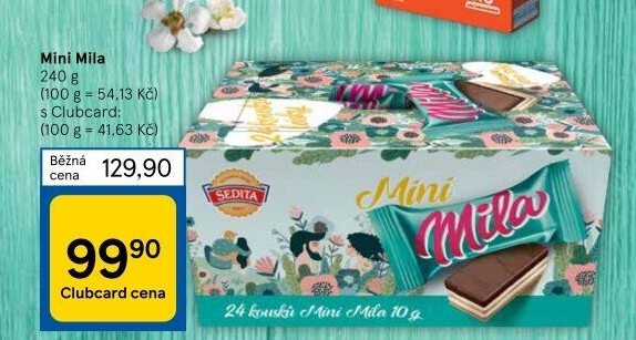 Oplatky mini Mila Sedita