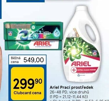 Prací prostředky Ariel