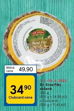 Sušené fíky Dr.Ensa