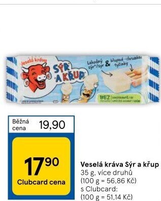 Sýr a křup Veselá kráva