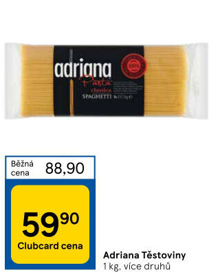 Těstoviny semolinové Adriana
