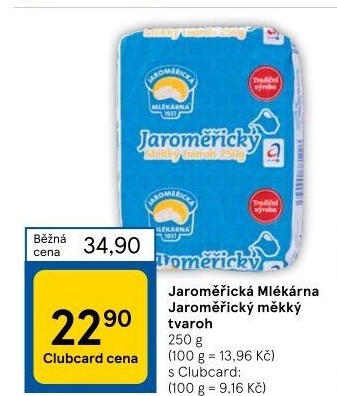 Tvaroh měkký Jaroměřický