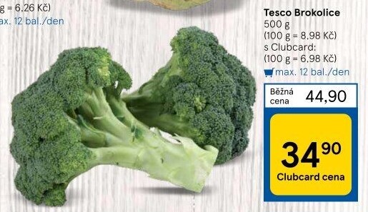 Brokolice Tesco