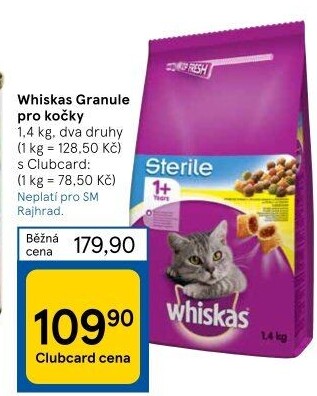 Granule pro kočky Whiskas