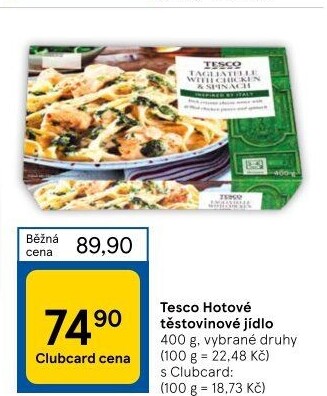 Hotová jídla Tesco