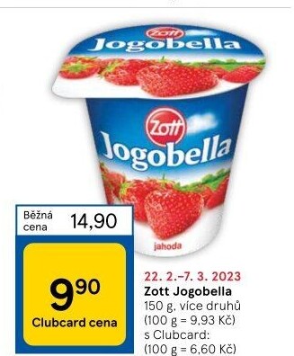 Jogurt Jogobella Zott