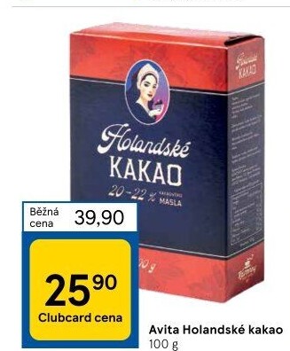 Kakao holandské Avita