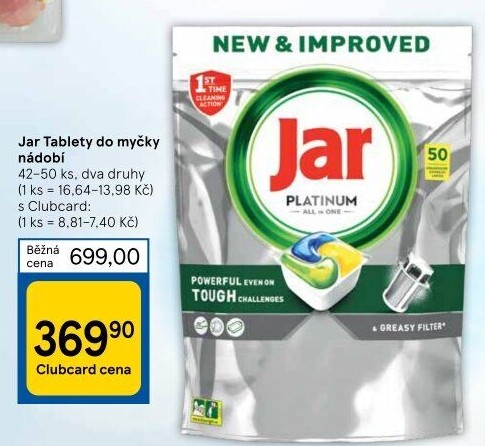 Kapsle do myčky Jar