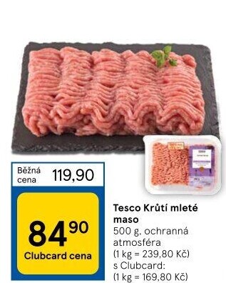 Krůtí mleté maso Tesco