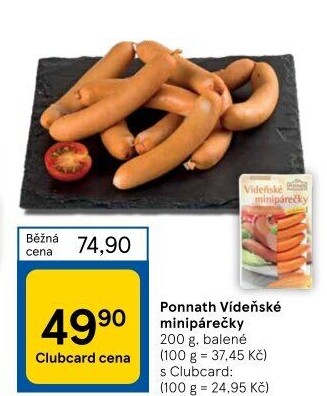Minipárečky vídeňské Ponnath