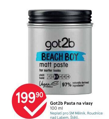 Pasta na vlasy modelovací Got2b Schwarzkopf