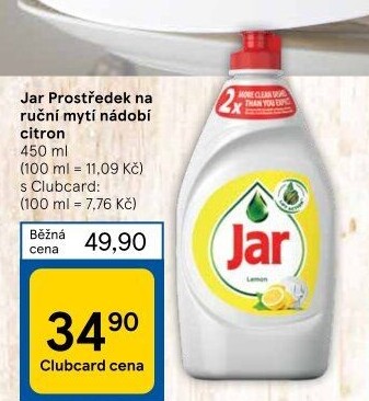 Prostředek na nádobí Jar
