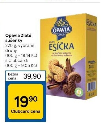 Sušenky Zlaté Opavia - boxy