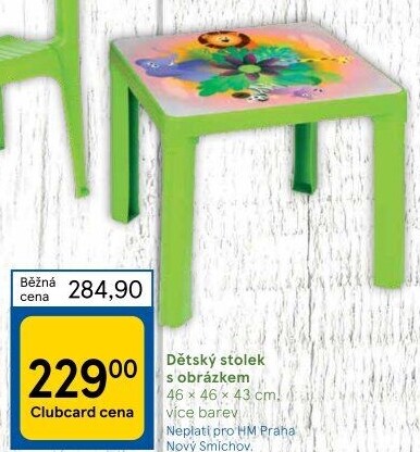Dětský stoleček
